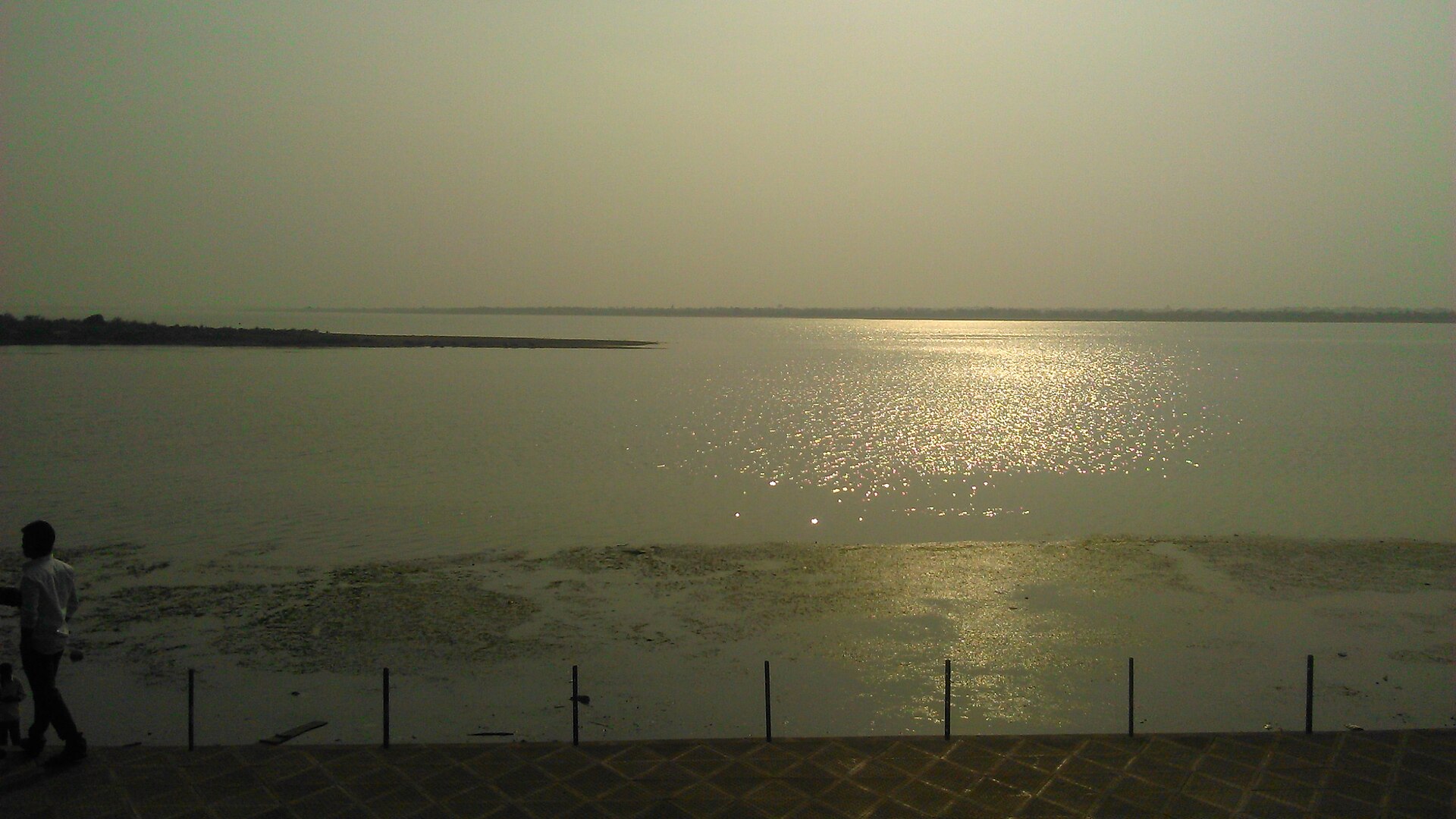 File:Godavari river before sunset.JPG